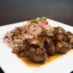 Chicken Stew rice and Peas