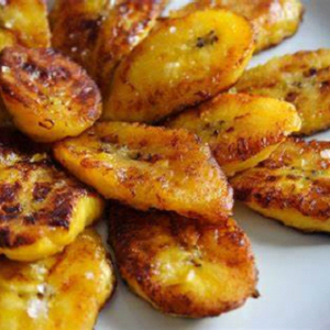 1/2 Fried plantains