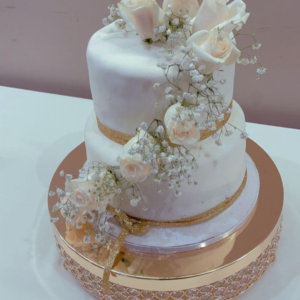 Wedding Cake 2 Tier Beautiful Design